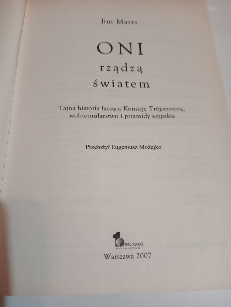 Oni rządzą światem - Jim Marrs