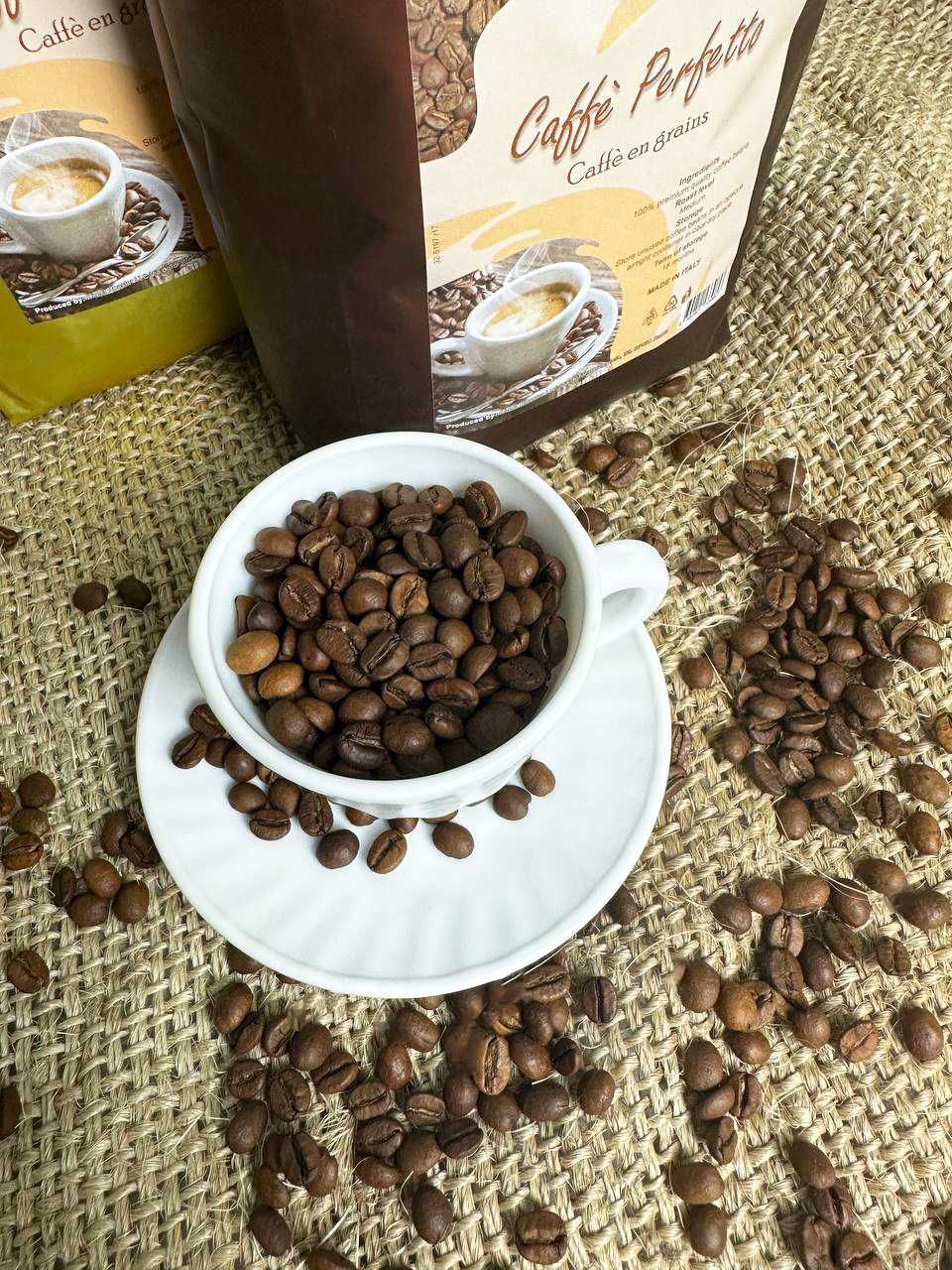 Свежайший итальянский кофе в зернах 40% 60% зарядит Вас энергией!
