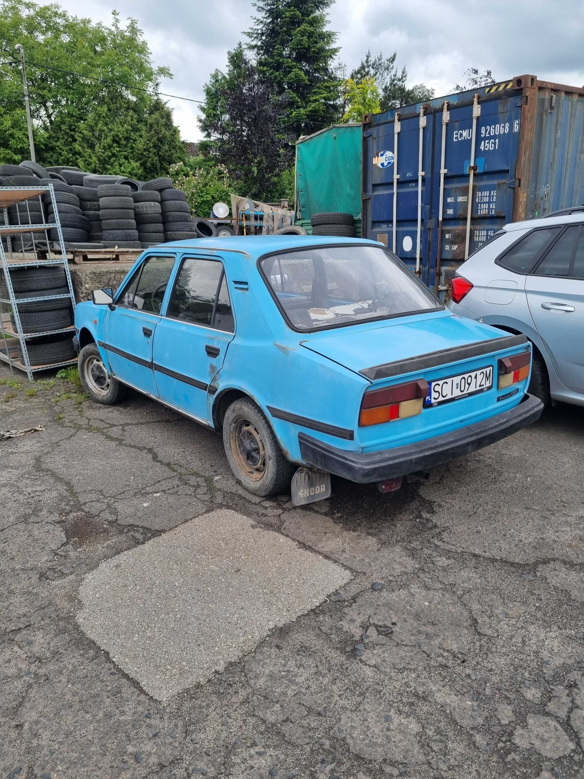 Skoda 120L 1986 rok do poprawek, jeżdżąca !