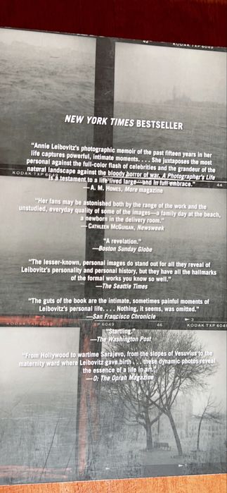 Livro fotografia de Anne