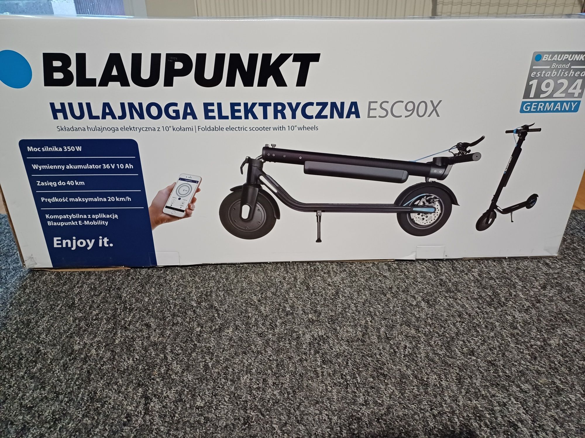 Hulajnoga elektryczna Blaupunkt ESC90X na gwarancji