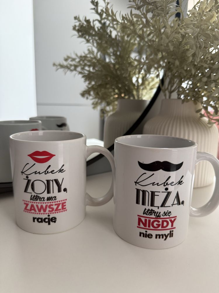 Kubek mąż kubek żona 250ml