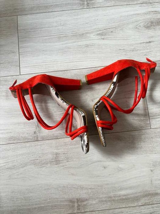 Pomarańczowe sandały Deezee 37