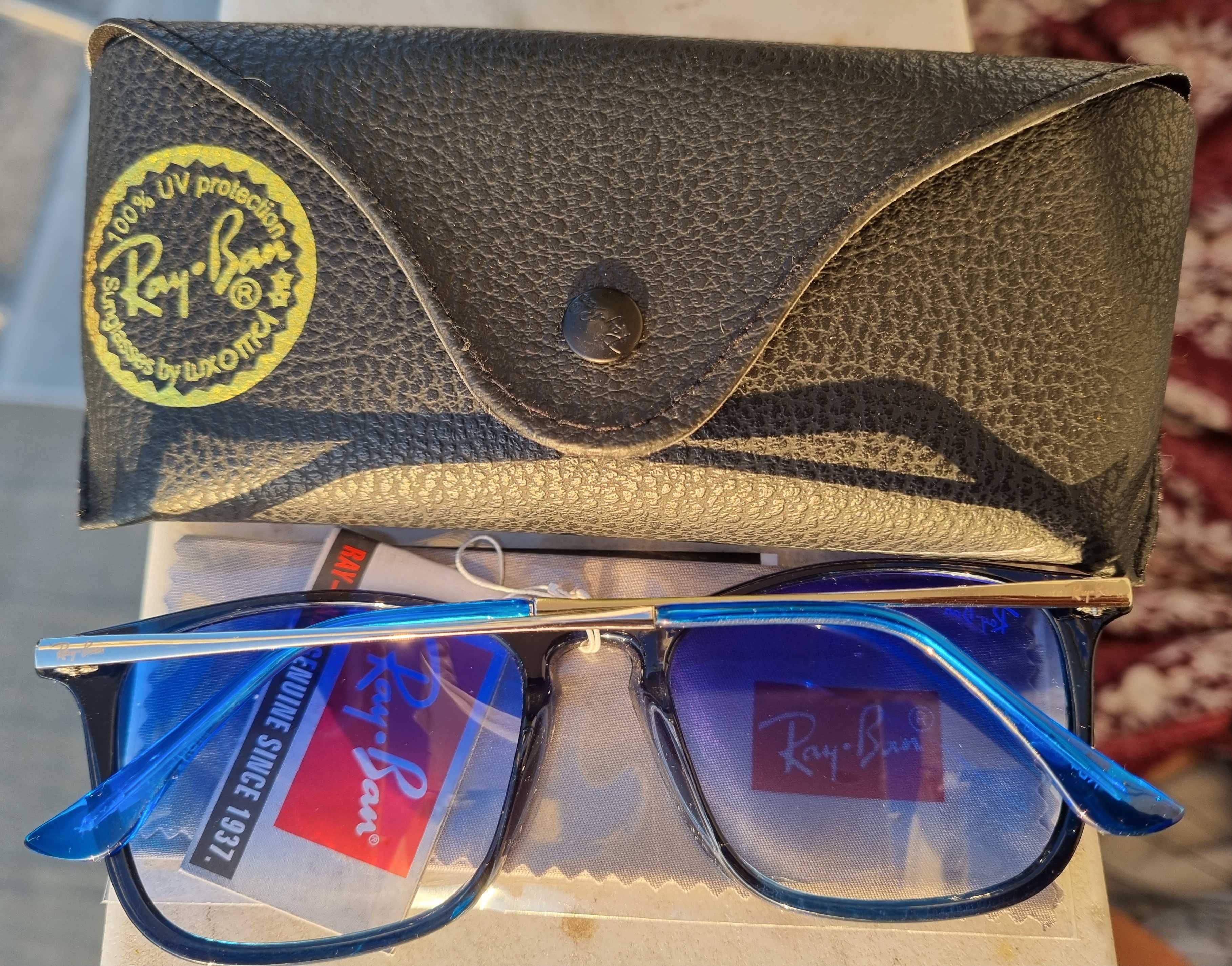 Óculos de sol Ray-Ban ERIKA RB4187 azul espelhado - NOVOS