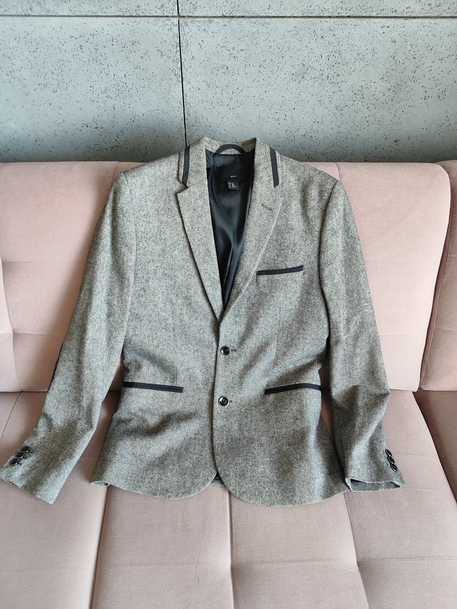 Męska marynarka slim fit H&M
