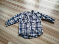 Koszula w kratę h&m rozmiar 80 9-12 m