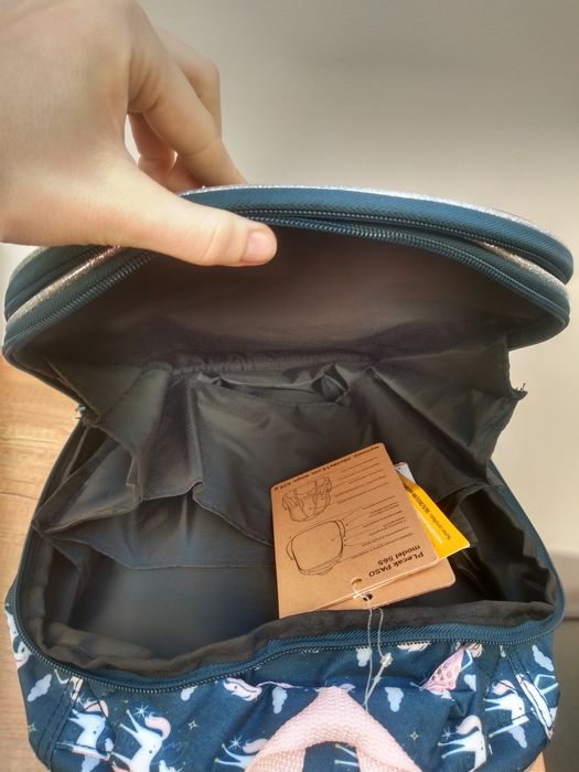 Tornister, plecak szkolny dla dziewczynki z workiem na buty PASO