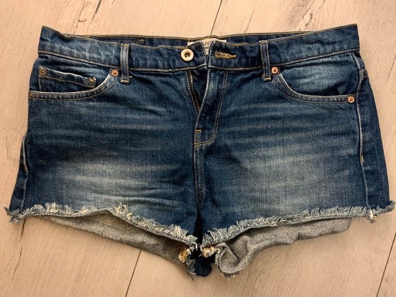 Mango krótkie szorty spodenki jeansowe Denim S