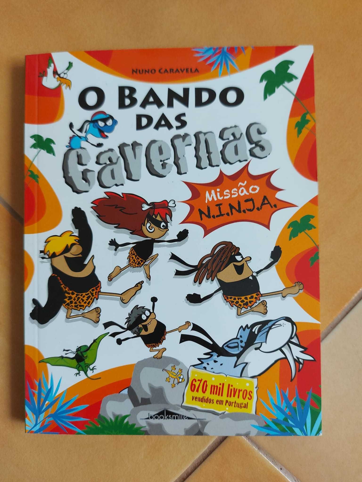 NOVO - Livro Bando das Cavernas 30 - Missão N.I.N.J.A.