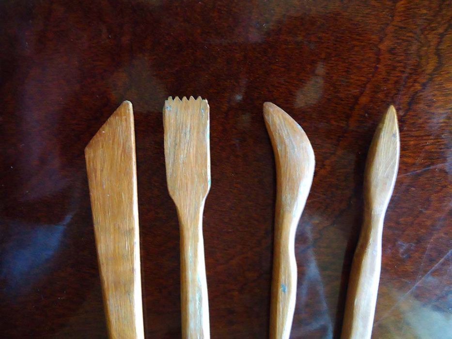 Инструменты для работы с пластилином/глиной