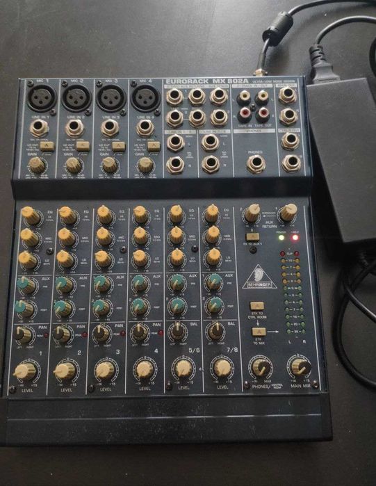Мікшерний пульт Behringer eurorack model MX 802A