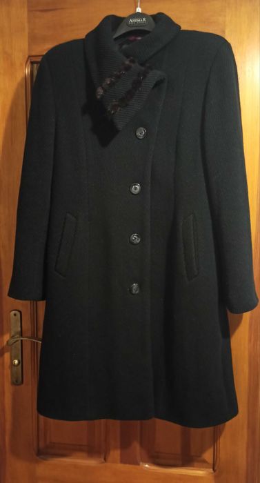 Płaszcz damski 80% wełna r. L
