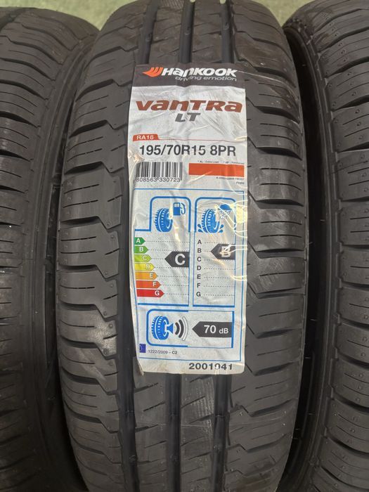 4x 195/70R15 C 104/102R HANKOOK VANTRA LT RA18 dostawcza nowa demo