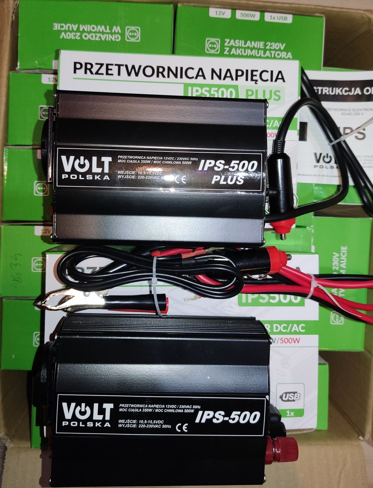 Інвертор VOLT Polska IPS 500 12V/230V (350/500W) в наявності