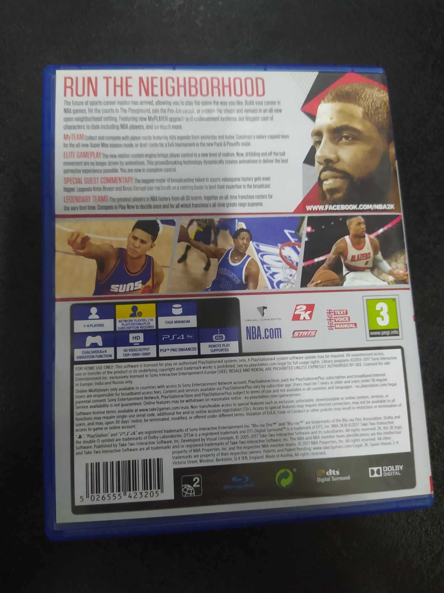 NBA 2K18 PS4 gra po Angielsku