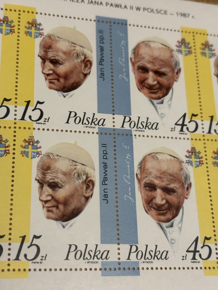 Znaczki Jan Paweł 2