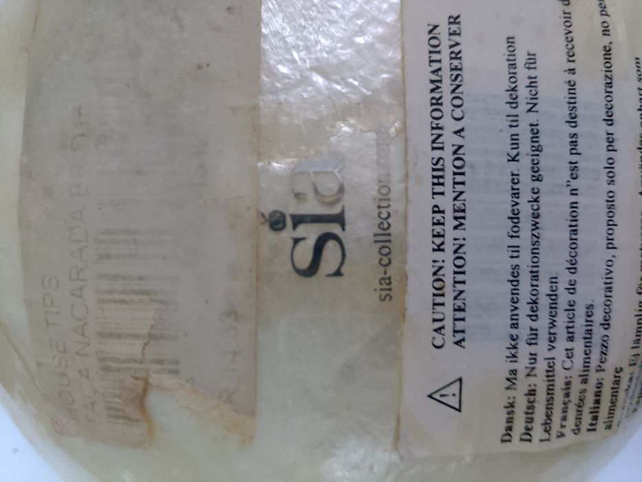 Tigelas nacaradas SIA collection