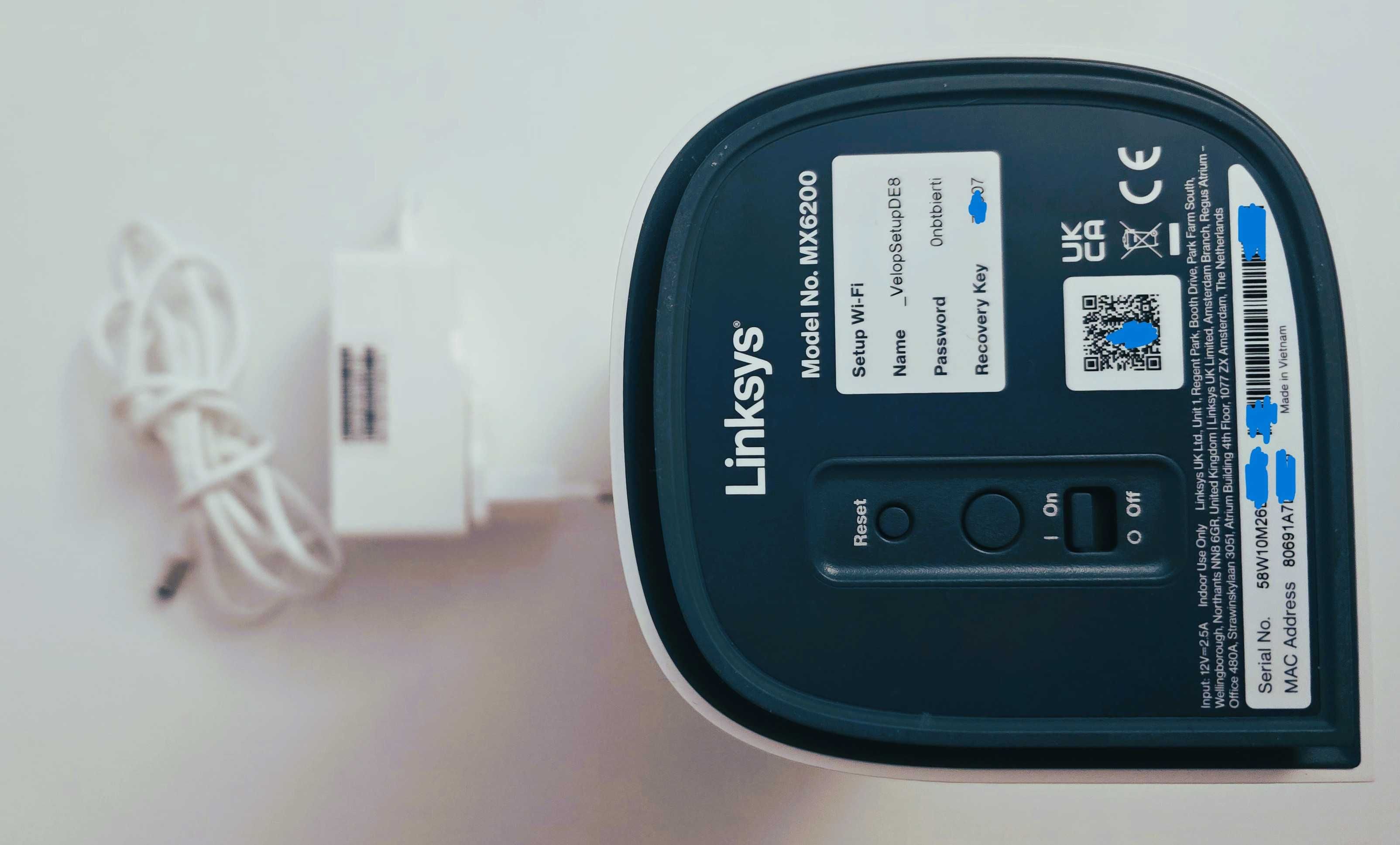 Router Mesh WiFi6 / 6E Linksys Velop Pro 6E - MX6200
