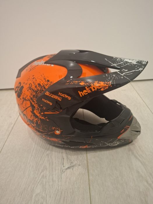 Kask Motocyklowy Crossowy na Hulajnogę na Quada Lekki M Nowy!
