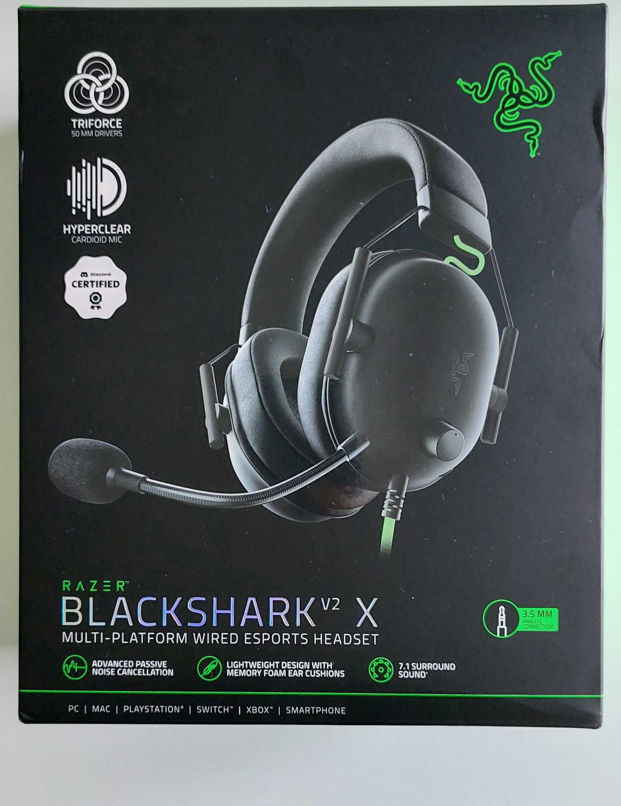 Auriculares Razer Headset BlackShark V2 X Gaming