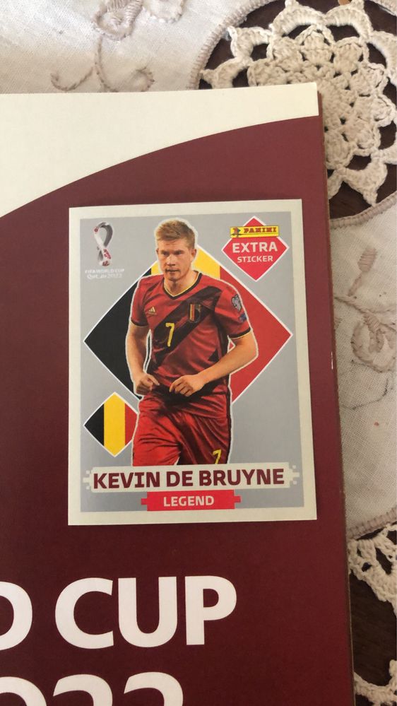 Kevin De Bruyne ( extra sticker ) silver Qatar 22