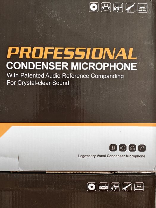 Мікрофон, тримач, Звукова карта, фільтр Professional BM800