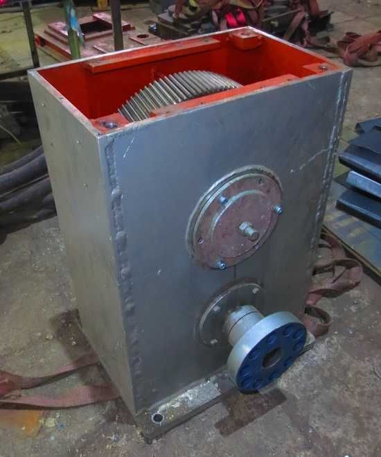 Мотор-редуктор з двигуном 55 кВт.(з екструдера).   100