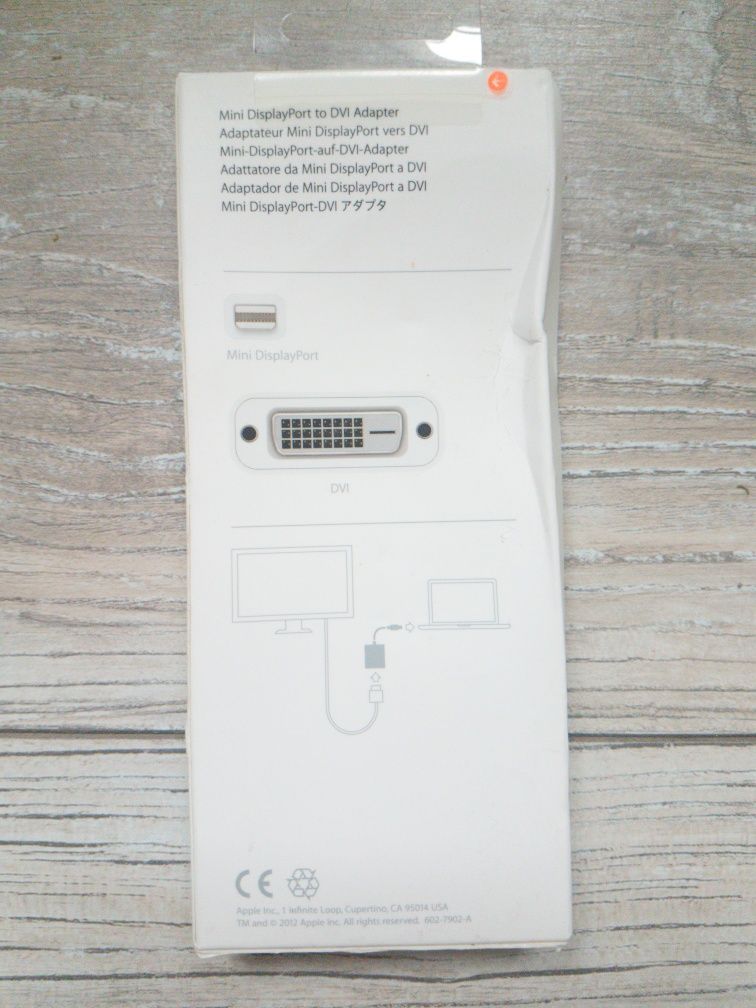 Adapter Przejściówka Apple Mini DisplayPort na DVI