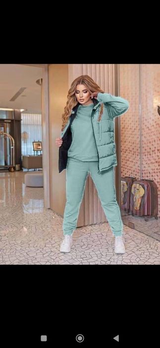 Спортивный костюм флисовый тройка