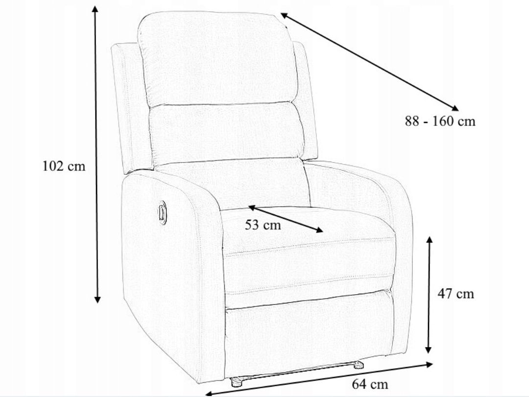 Fotel elektrycznie rozkładany Pegaz Velvet butelkowa zieleń sofa