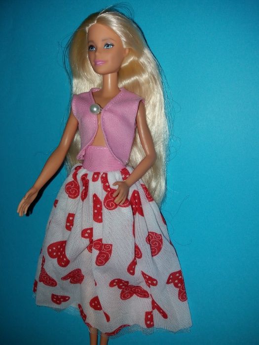 Ubranka dla Barbie spódnica bluzka