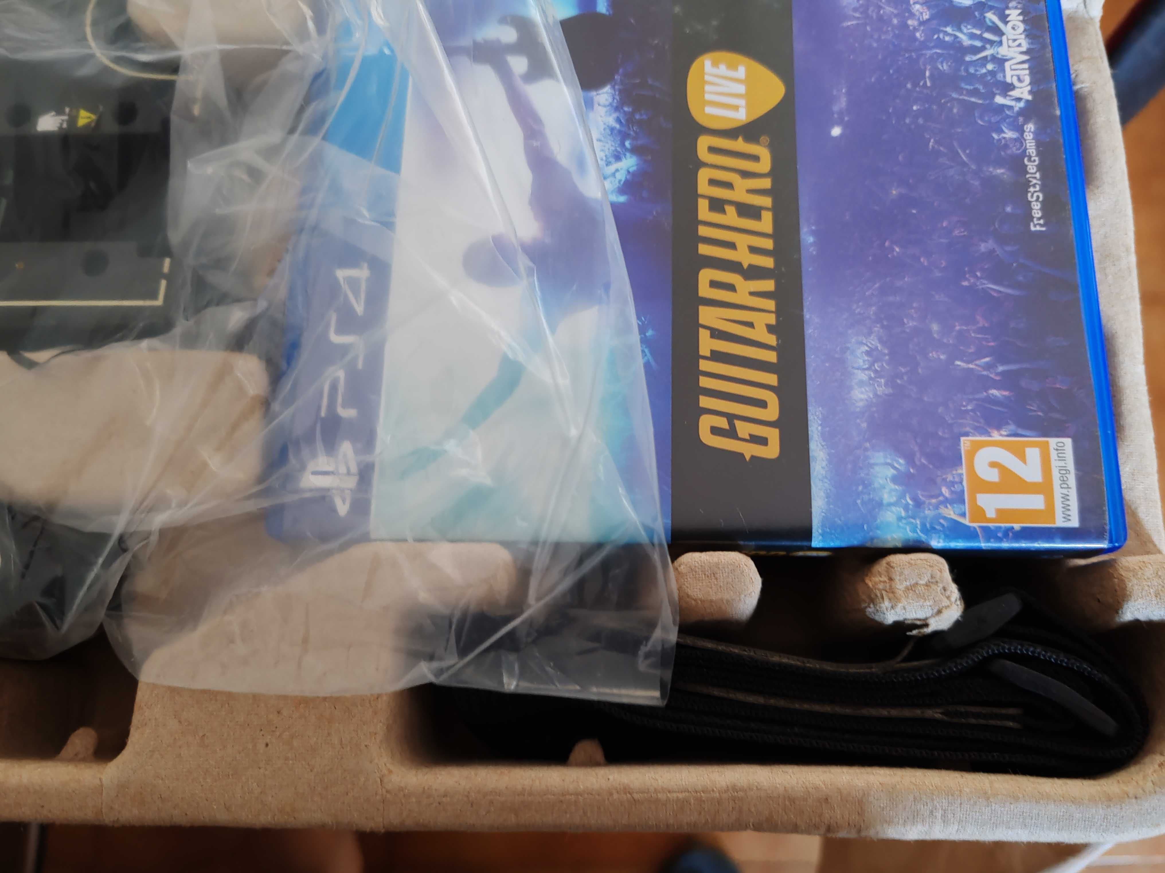 Guitar Hero Live PS4 – Completo (Guitarra + Dongle) – Como Novo