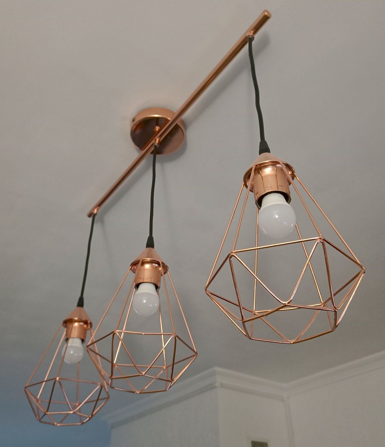 Conjunto de Dois Candeeiros de teto de Sala