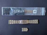 Bracelete de relógio Strapcode Super-O Boyer de 22mm