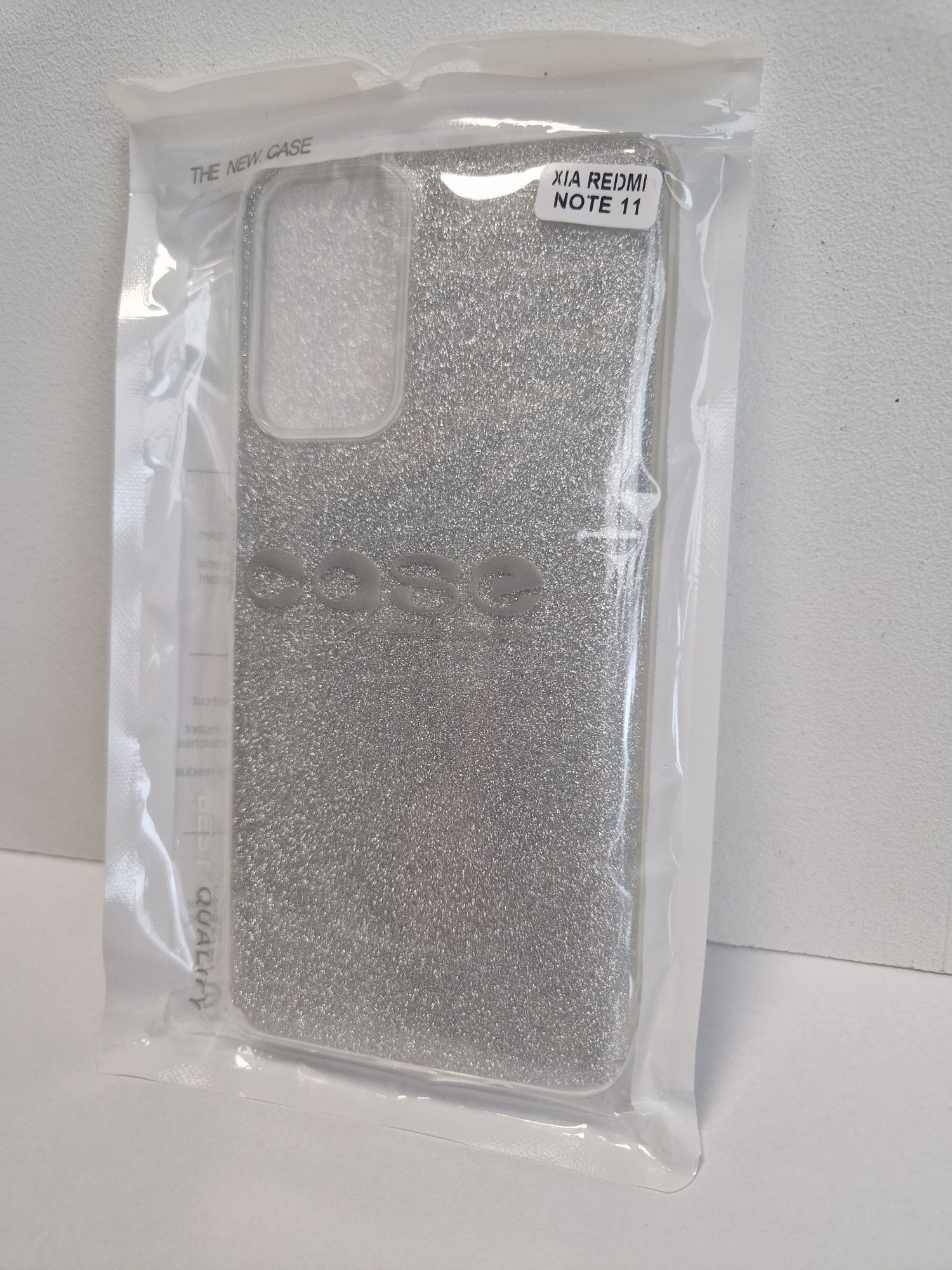 Shining Case Xiaomi Redmi Note 11 5G/Note 11S 5G/Poco M4 Pro 5G Srebrn