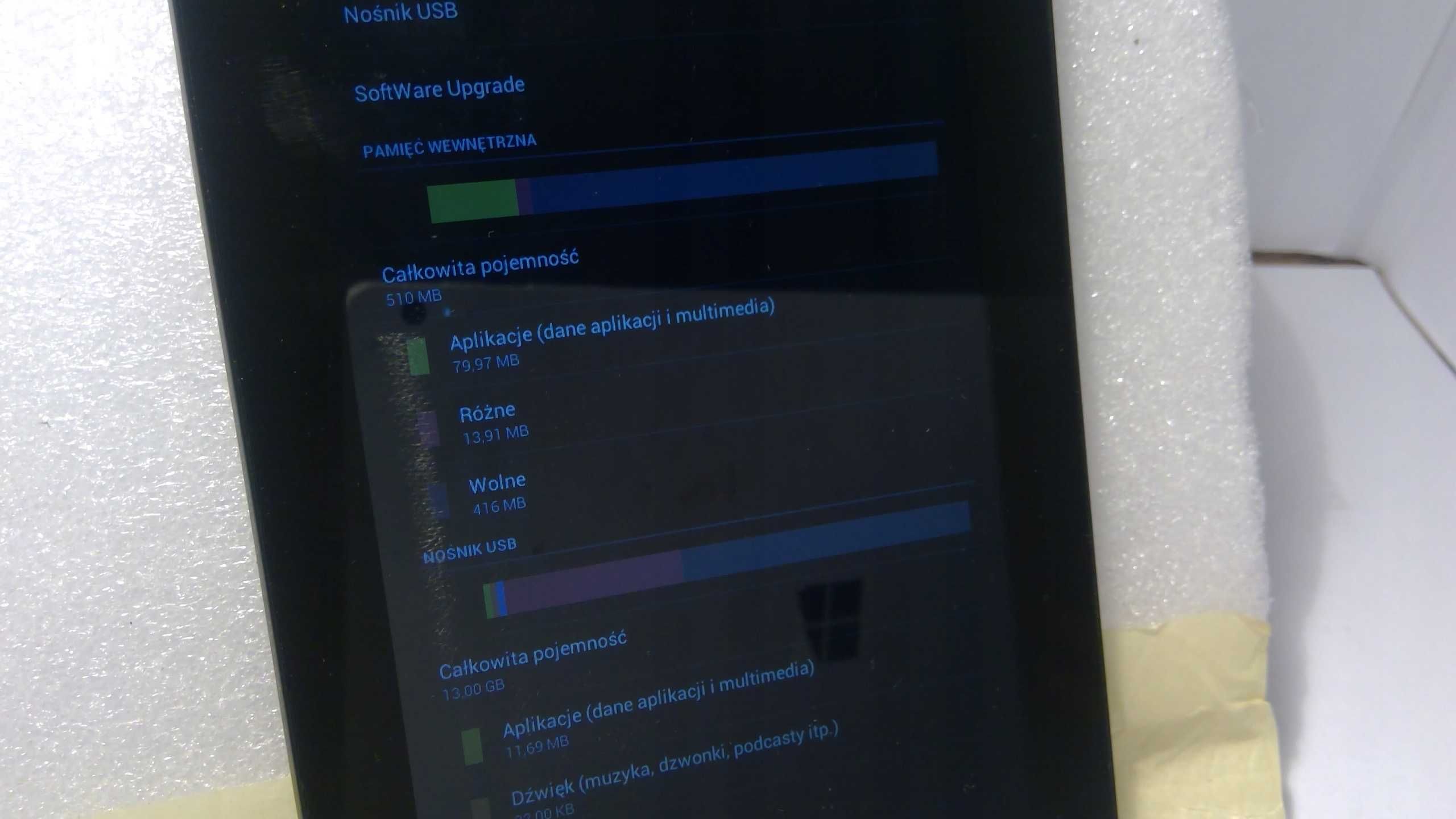 Tablet Lenovo A1000-f H6
