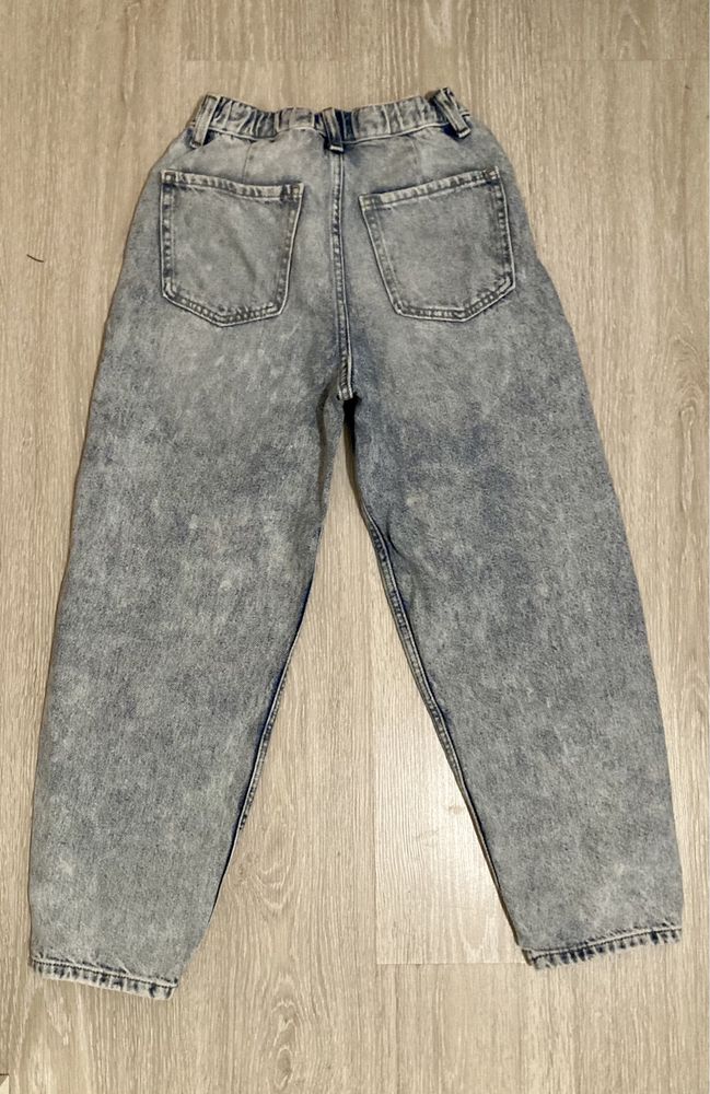 Bershka spodnie jeans balloon mom rozm 34