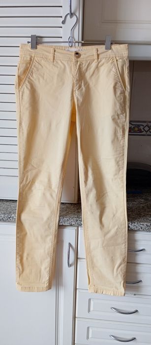 Calças amarelas de senhora 36