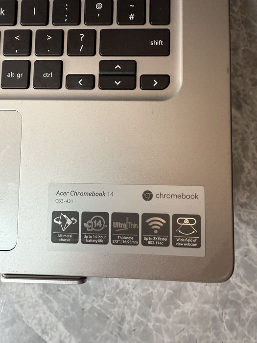 Ноутбук Acer Chromebook CB3-431 (Хромбук)