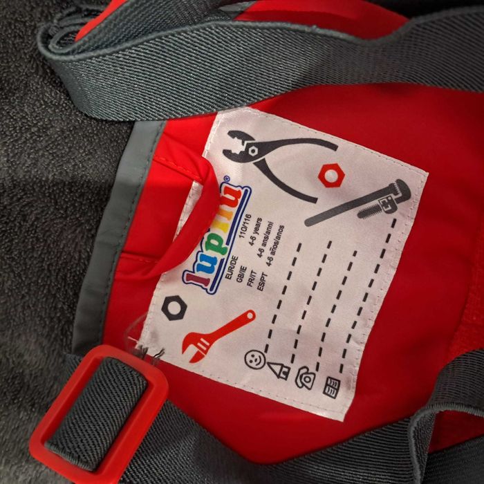 Spodnie przeciwdeszczowe dziecięce, rozmiar 110/116