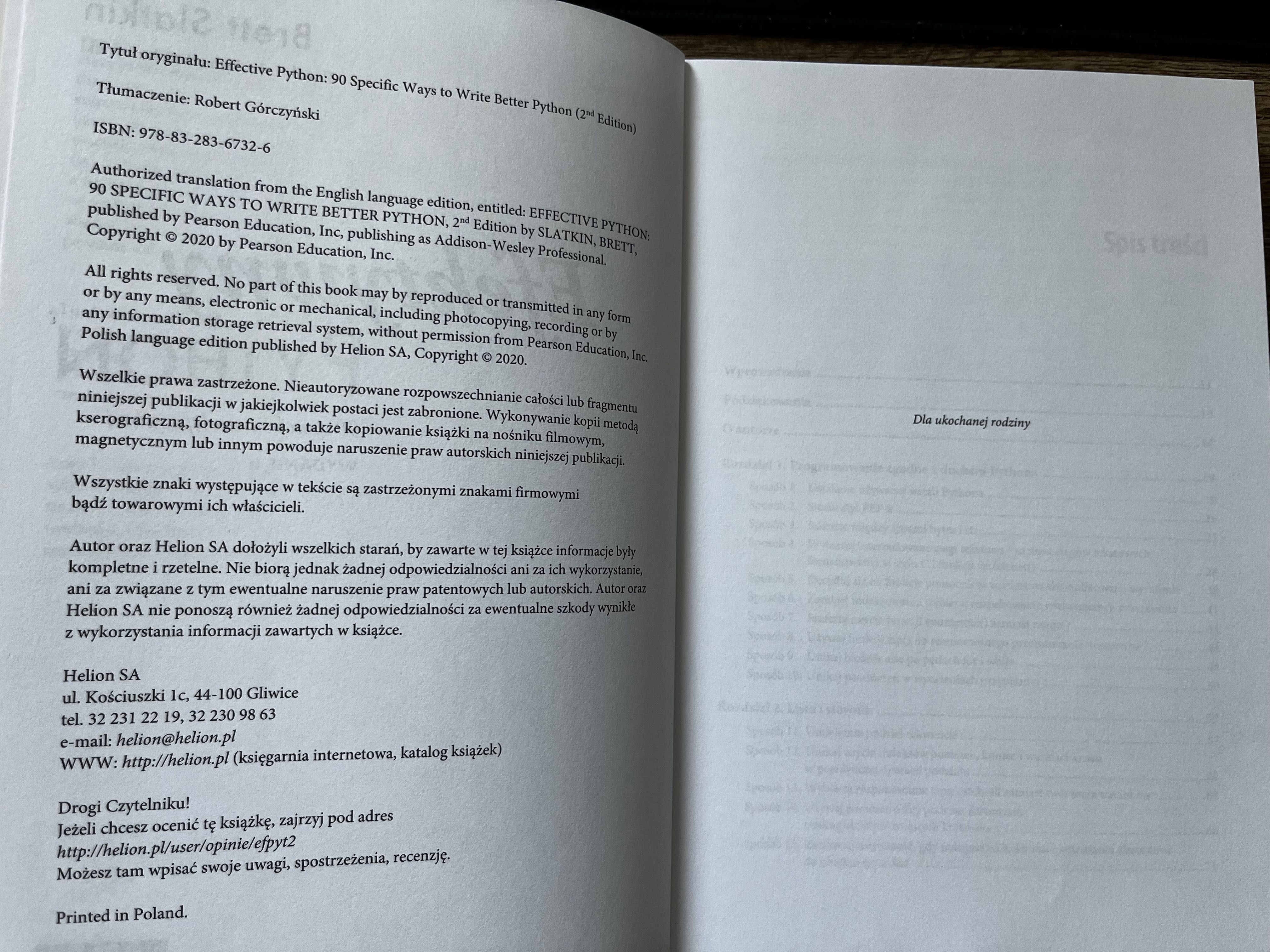 Efektywny Python. 90 sposobów na lepszy kod. Wydanie II Brett Slatkin