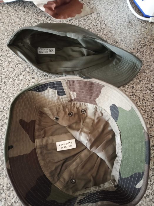 Chapéus do Exército Francês novos bonés e boonies camuflados