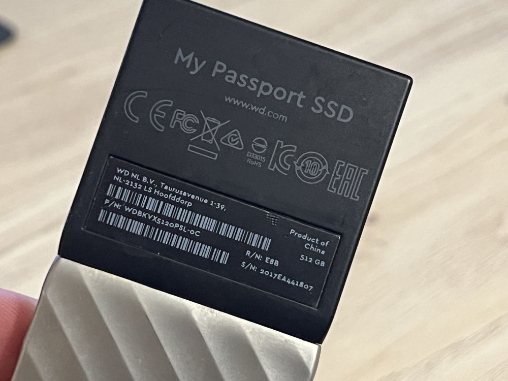Dysk zewnętrzny WD my passport SSD 512GB