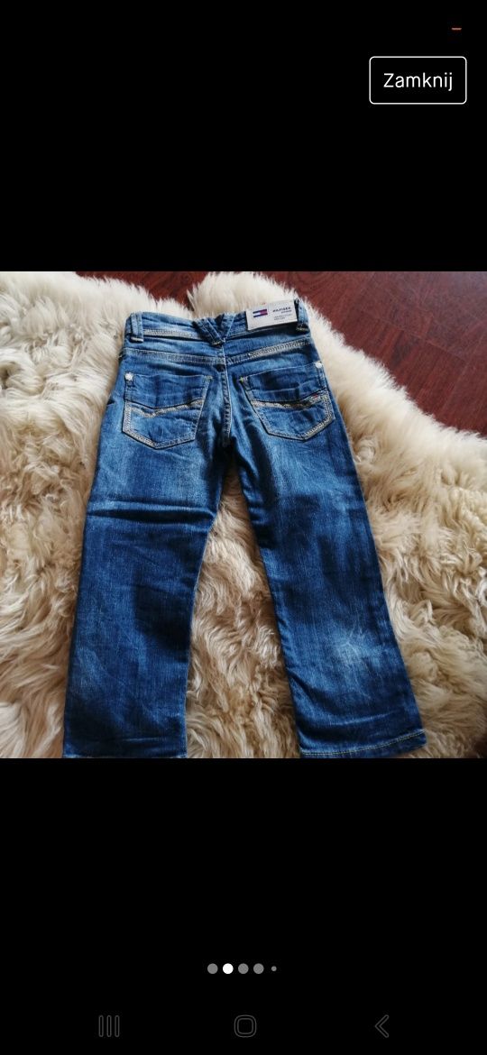 Jeansy Tommy Hilfiger roz 3l