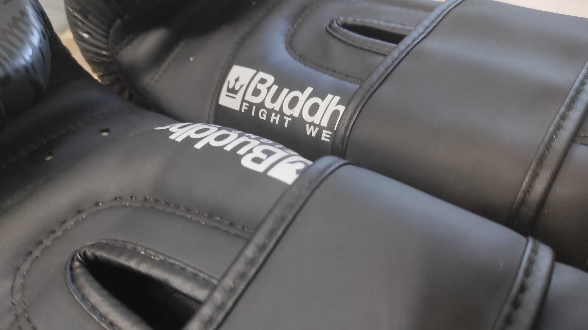 Luvas de boxe Buddha Top Premium pretas foscas 10OZ