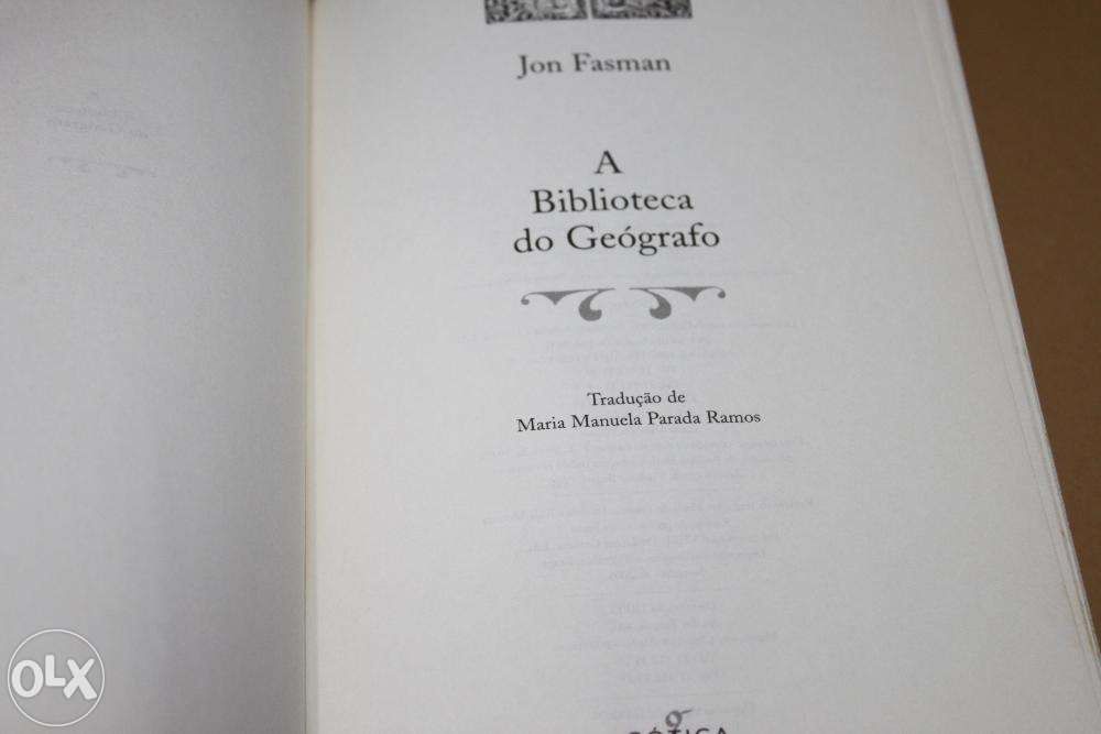 A Biblioteca do Geógrafo de Jon Fasman