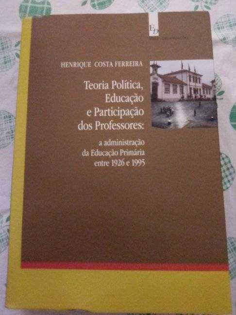 livro teoria politica,educaçao e participaçao de professores