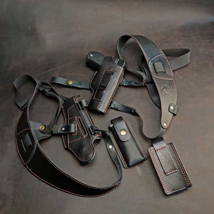 Шкіряна оперативна кобура для Sig Sauer P320, кобура Sig Sauer, паучер