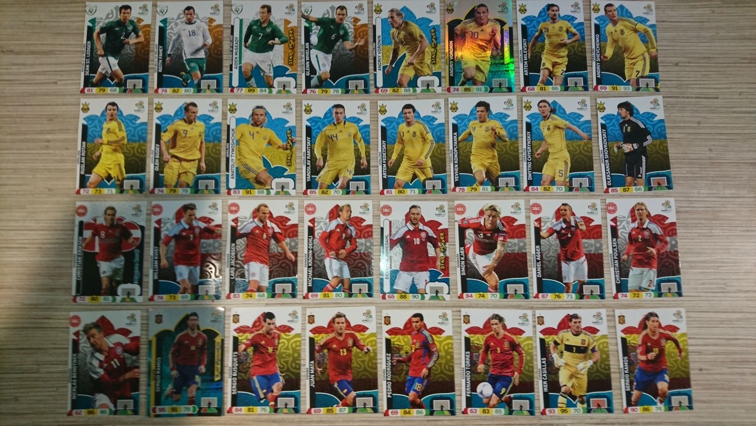 Karty Panini UEFA EURO 2012 | 214 sztuk