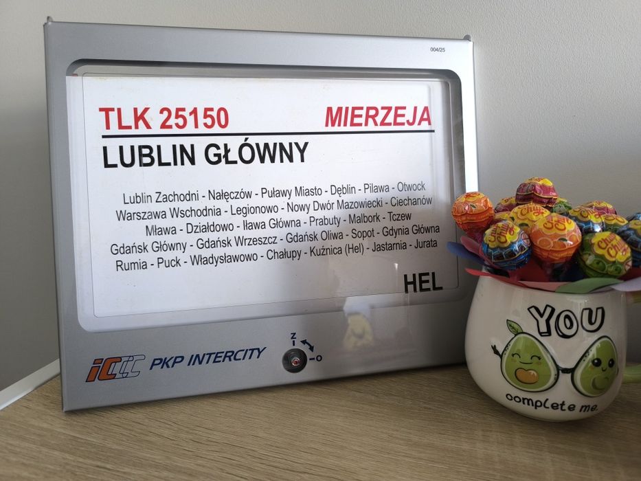 Tablica relacyjna kierunkowa TLK Mierzeja